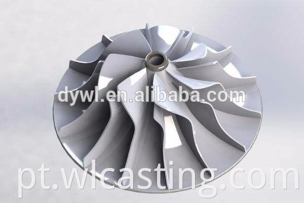 cnc machining machinery investment impeller blade pump